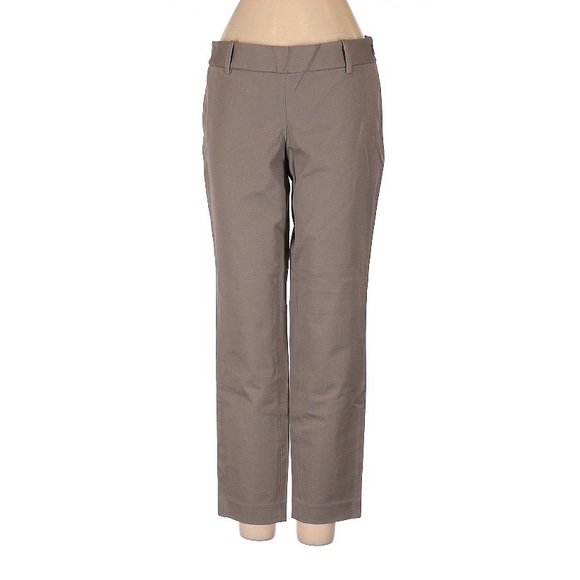 NWT ARITZIA Babaton Elliot Pants Grazer Slim Leg Grazer Brown Tan Khaki Size 4 - Picture 13 of 14